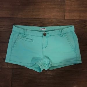 Teal shorts